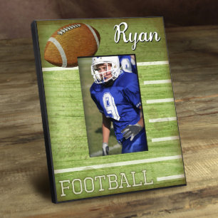 Football Kid's Sports Wooden Picture Frame