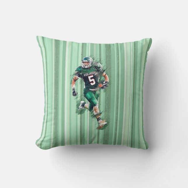 Football Kissen (Vorderseite)