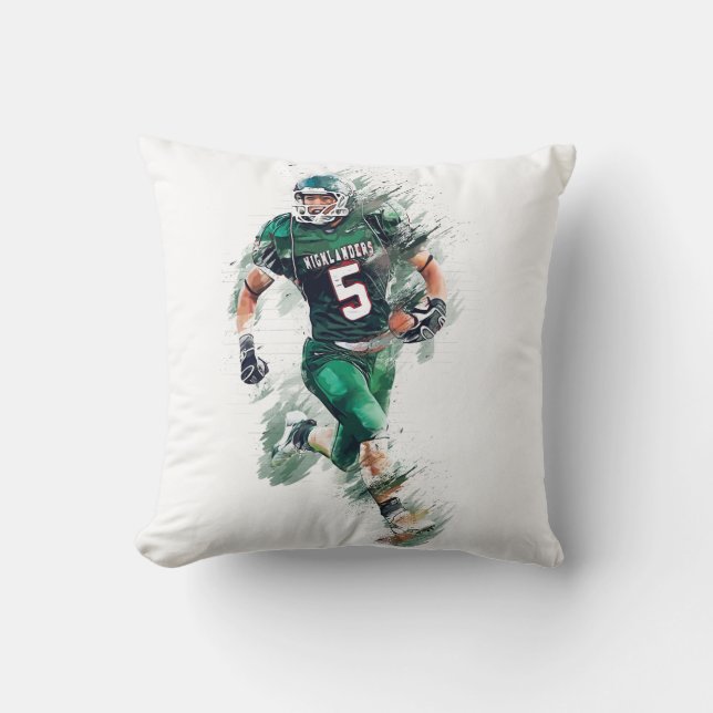 Football Kissen (Vorderseite)