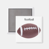 Football Kühlschrank Magnet (Vorderseite/Rückseite)