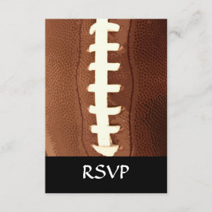 Football Laces Graphic RSVP Karte