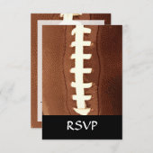 Football Laces Graphic RSVP Karte (Vorne/Hinten)