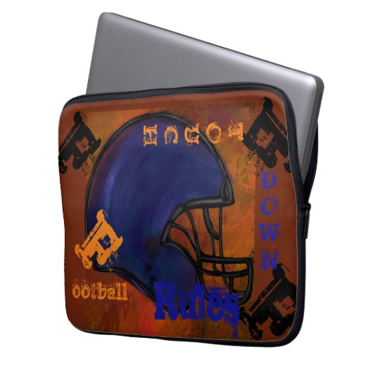 FOOTBALL LAPTOPSCHUTZHÜLLE (Vorderseite Links)
