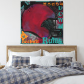 FOOTBALL LEINWANDDRUCK (Insitu (Schlafzimmer))