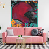 FOOTBALL LEINWANDDRUCK (Insitu (Wohnzimmer))