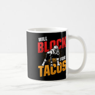 Football Lineman für Tacos Offensive Defensive Pla Kaffeetasse
