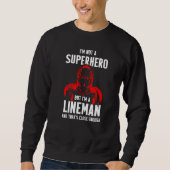 Football Lineman Held Offensive Defensive Player Sweatshirt (Vorderseite)