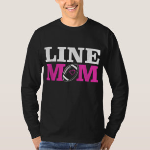 Football Lineman Mama Line Mama T-Shirt
