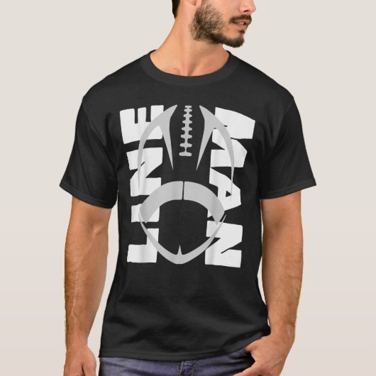 Football Lineman T-Shirt (Vorderseite)