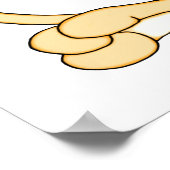 Football Lion Poster (Ecke)