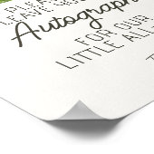 Football Little All Star Autograph Reisebuch Poster (Ecke)