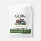 Football Little All Star Touchdown Baby Shower Geschenktütchen (Vorderseite)