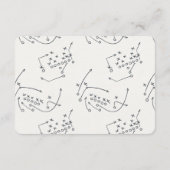 Football Little All Star Touchdown Registry Begleitkarte (Rückseite)