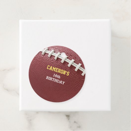 Football Look Gold Geschenkanhänger (Beispiel)