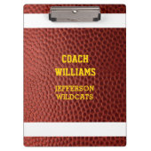 Football Look Personalisiert Klemmbrett (Vorderseite)