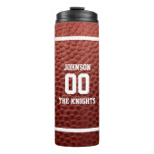 Football Look Personalisiert Thermal Tumbler Thermosbecher (Vorderseite)