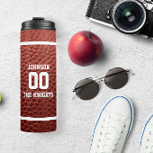 Football Look Personalisiert Thermal Tumbler Thermosbecher