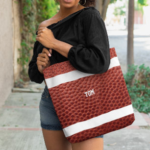 Football Look Personalisiert Tragetaschen Mit Langen Trägern