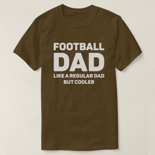 Football Lover Funny Cool Football Vater T-Shirt (Design vorne)