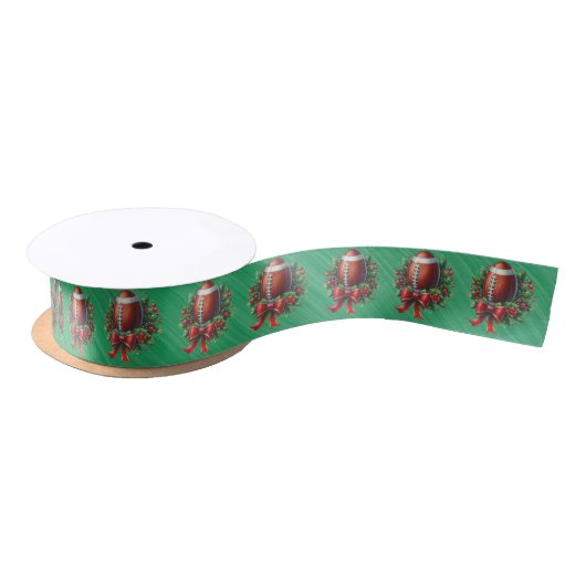 Football Lovers Christmas Ribbon Satinband (Spule)