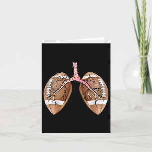Football Lungs Atemtherapeut Krankenpflegerfußball Karte