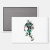 Football Magnet (Vorderseite/Rückseite)