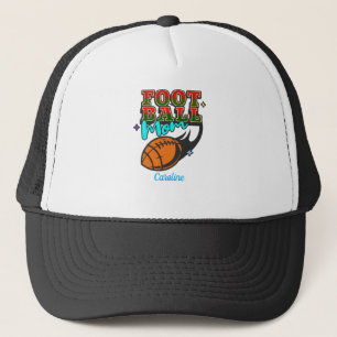 FOOTBALL-MAMA bearbeiteter Name Truckerkappe
