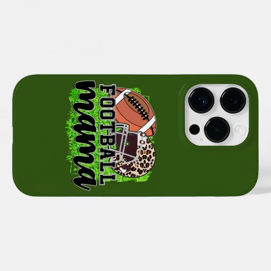 Football Mama Case-Mate iPhone Hülle (Rückseite (Horizontal))