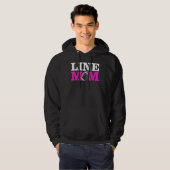 Football Mama Football Lineman Mama Line Mama Hoodie (Vorne ganz)