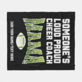 Football Mama JEMANES LOUD STOLZ KIRCHEN COACH MAM Fleecedecke (Vorderseite (Horizontal))