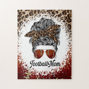 Football-Mama Leopard-Druck   Puzzle