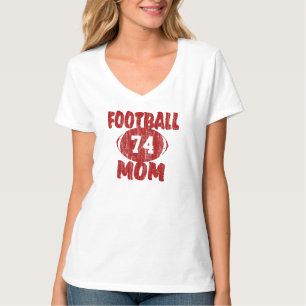 Football Mama Red T-Shirt