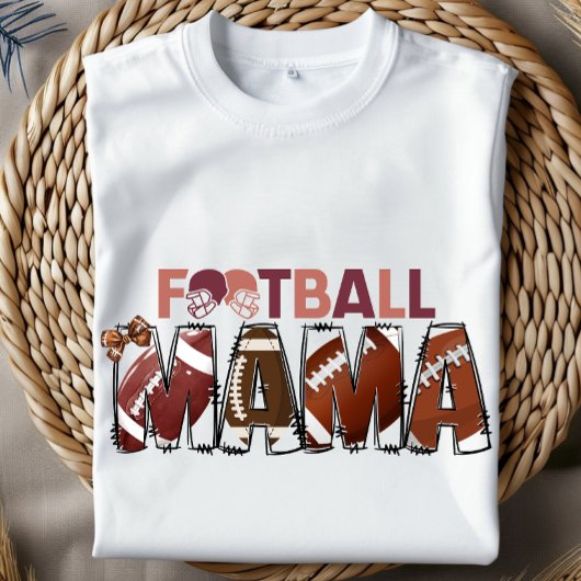 Football Mama Shirt Cheer Mama Game Day T-Shirt Fo