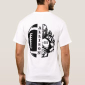Football Mama T - Shirt (Rückseite)