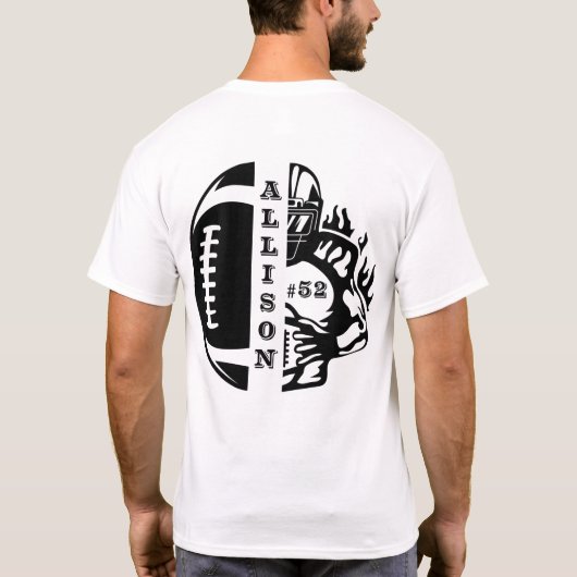 Football Mama T - Shirt (Rückseite)