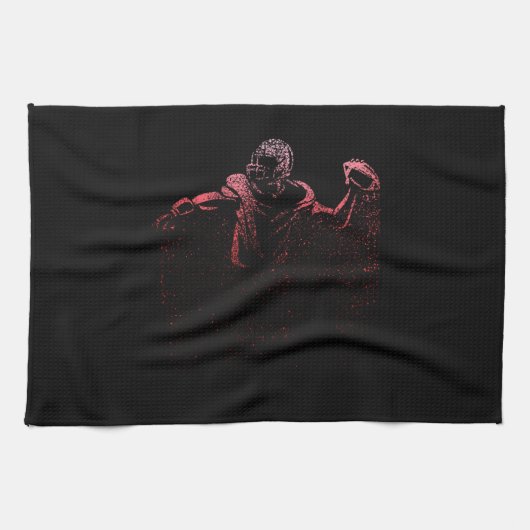 Football Men Women Kids American Football Geschirrtuch (Horizontal)