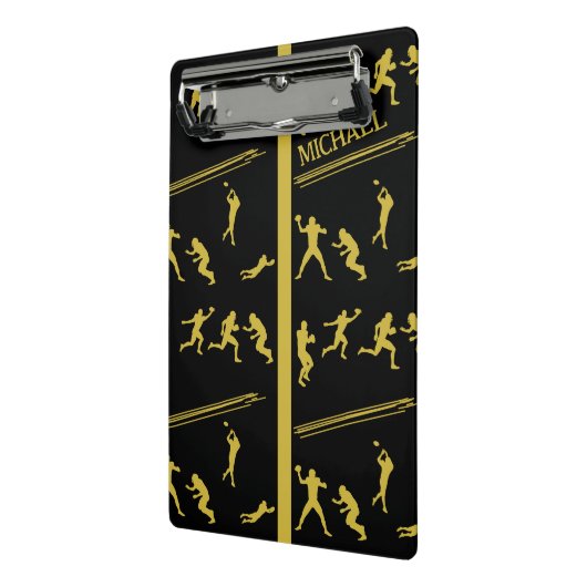 FOOTBALL MINI CLIPBOARD DESIGN MINI KLEMMBRETT (Gewinkelt2)