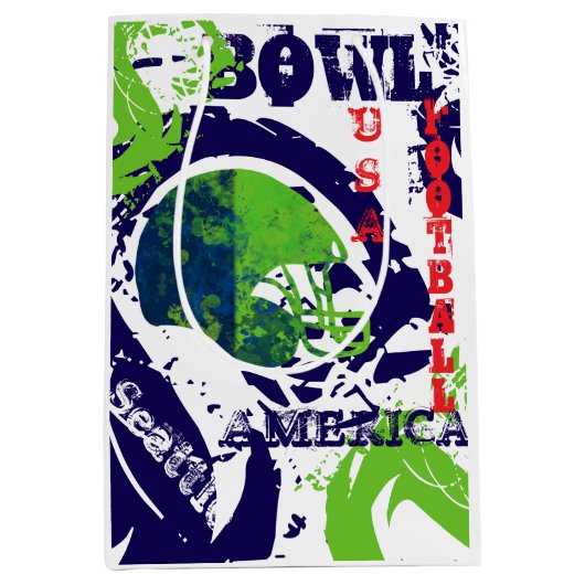 FOOTBALL MITTLERE GESCHENKTÜTE (Vorderseite)