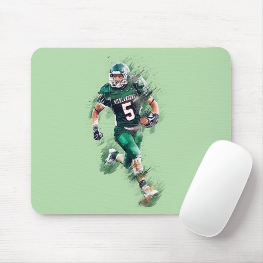Football Mousepad (Mit Mouse)