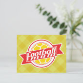 Football Mum Postkarte (Stehend Vorderseite)