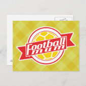Football Mum Postkarte (Vorne/Hinten)