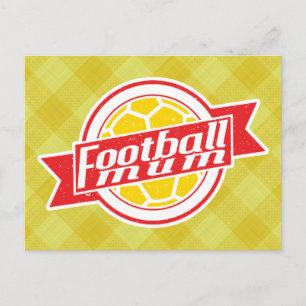 Football Mum Postkarte