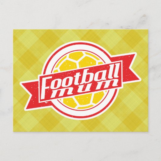 Football Mum Postkarte (Vorderseite)