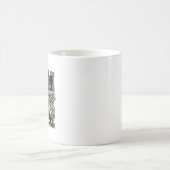 Football-Mutter Blitzschlag Leopard | Retro-Sport Kaffeetasse (Mittel)
