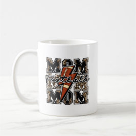Football-Mutter Blitzschlag Leopard | Retro-Sport Kaffeetasse