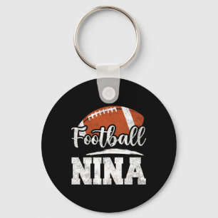 Football Nina Football Player Game Day Mother's Da Schlüsselanhänger