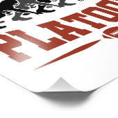 Football Offensive Lineman Pancake Platon Fotodruck (Ecke)