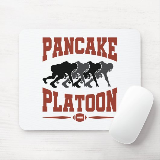 Football Offensive Lineman Pancake Platon Mousepad (Mit Mouse)