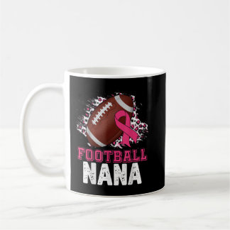 Football-Oma-Rosa-Band-Brustkrebs-Bewusstsein Kaffeetasse