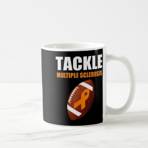 Football Orange Band Multiple Sklerose Bewusstsein Kaffeetasse